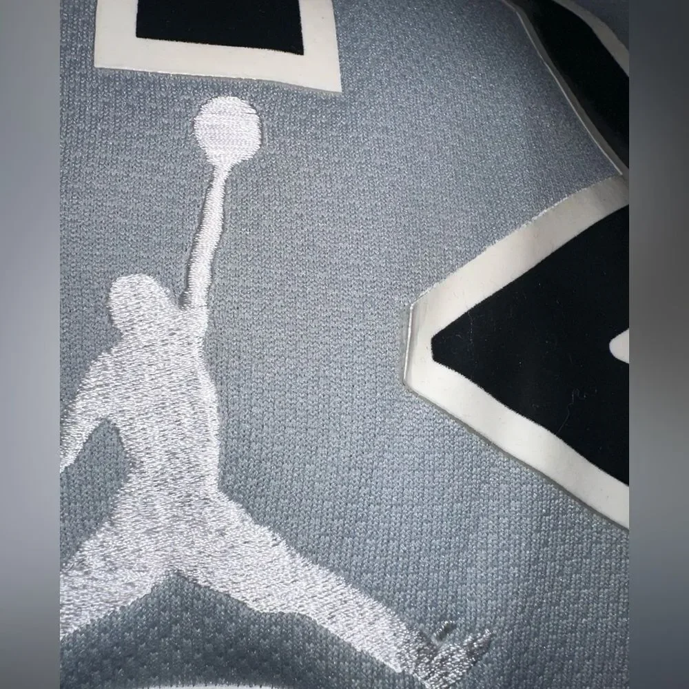 Jordan Jumpman Jersey Black and Gray L